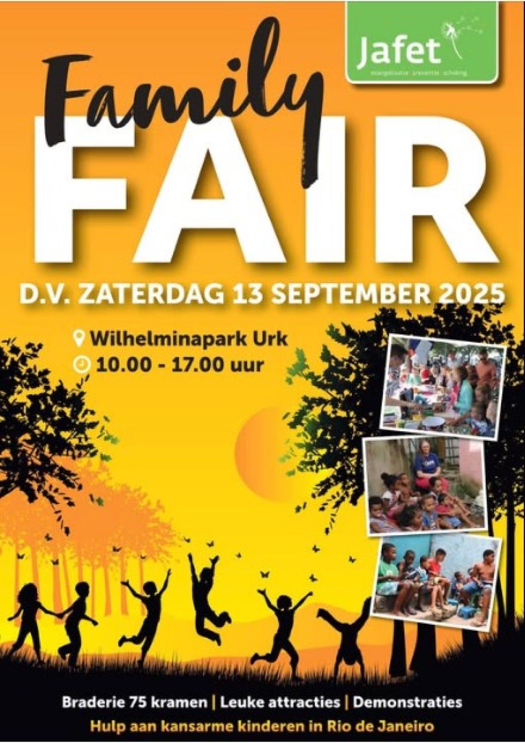 Afbeelding bij Family Fair t.b.v. Stichting Jafet - Helpt kansarme kinderen